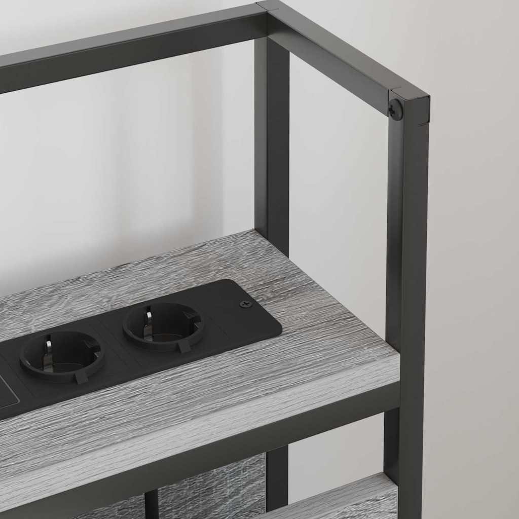 Cabecera de almacenamiento Gris sonoma Madera contrachapada