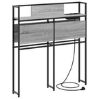 Cabecera de almacenamiento Gris sonoma Madera contrachapada