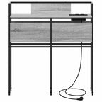 Cabecera de almacenamiento Gris sonoma Madera contrachapada