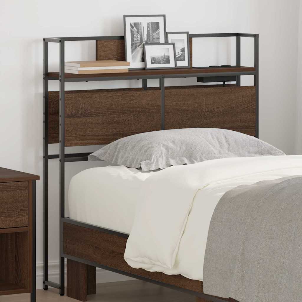 Cabecera de almacenamiento Gris sonoma Madera contrachapada