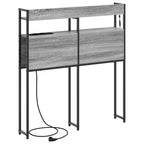 Cabecero con almacenamiento Gris sonoma Madera de ingeniería