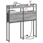 Cabecero con almacenamiento Gris sonoma Madera de ingeniería