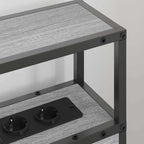 Cabecera de almacenamiento Gris sonoma Madera contrachapada