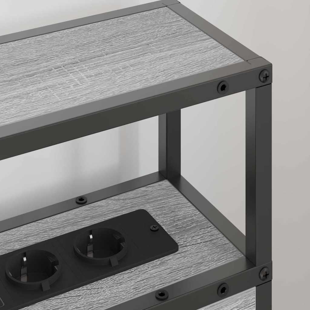 Cabecera de almacenamiento Gris sonoma Madera contrachapada