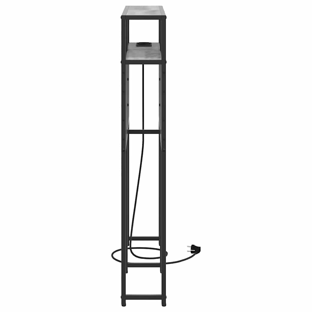 Cabecera de almacenamiento Gris sonoma Madera contrachapada