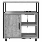 Gabinete con Estación de Carga Gris Sonoma 61 x 46 x 67 cm