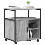 Gabinete con Estación de Carga Gris Sonoma 61 x 46 x 67 cm