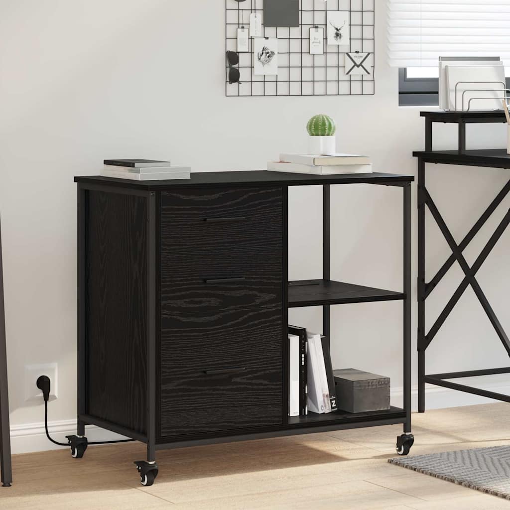 Sonoma Gray Charging Station Cabinet 76 x 41 x 72 cm