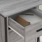 Gabinete con Estación de Carga Gris Sonoma 76 x 41 x 72 cm