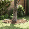 Borde de Césped 4 pcs Oxidado 450 x 0,05 x 20 cm