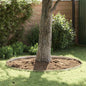 4 Pcs Rusted Lawn Edging 450 x 0.05 x 20 cm