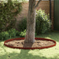 4 Pcs Rusted Lawn Edging 450 x 0.05 x 20 cm