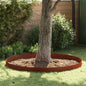 4 Pcs Rusted Lawn Edging 450 x 0.05 x 20 cm