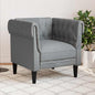 Light Grey Sofa 182.5 x 74.5 x 74.5 cm Polyester