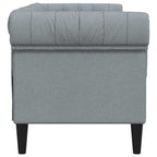 Sofá Gris Claro 182,5 x 74,5 x 74,5 cm Poliéster