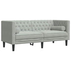 Sofá Gris Claro 174 x 74,5 x 70,5 cm Terciopelo