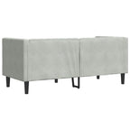 Sofá Gris Claro 174 x 74,5 x 70,5 cm Terciopelo