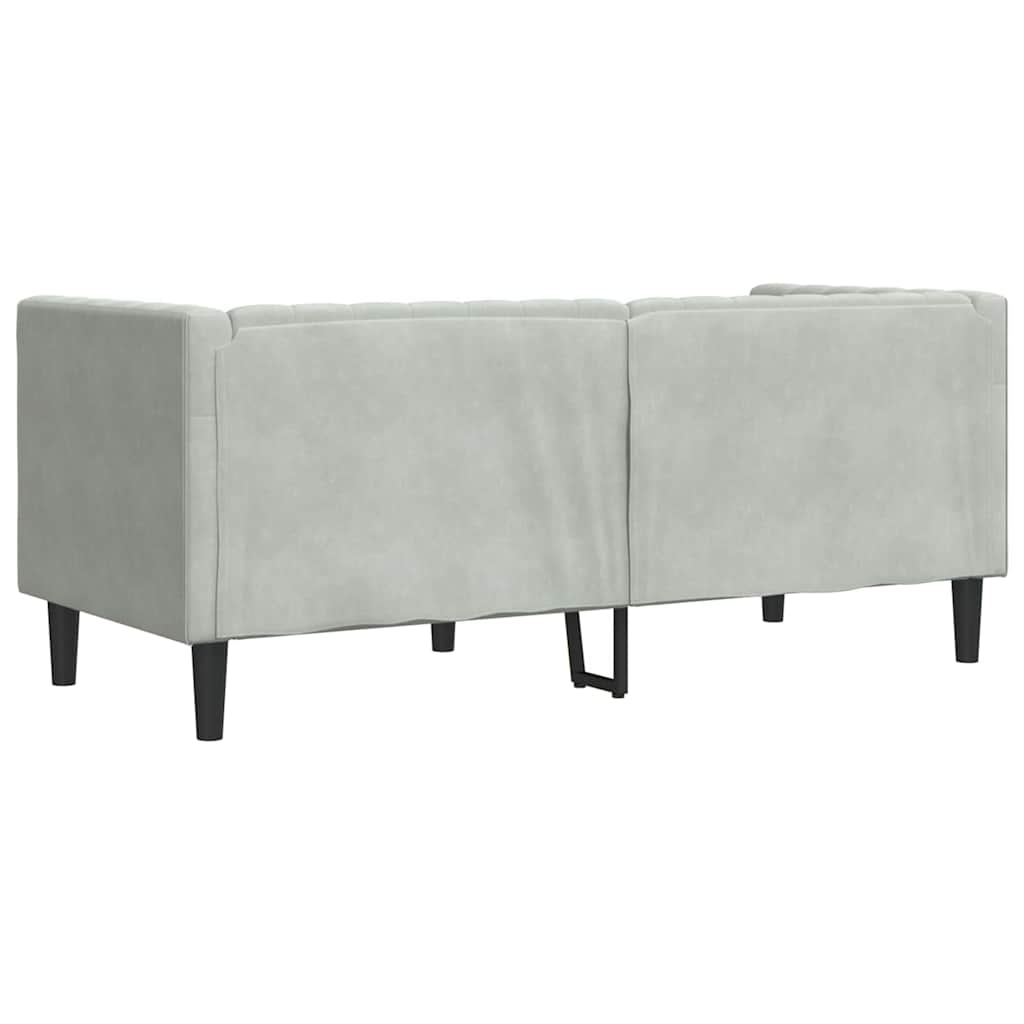 Sofá Gris Claro 174 x 74,5 x 70,5 cm Terciopelo