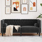 Light Grey Sofa 174 x 74.5 x 70.5 cm Velvet