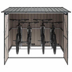 Cobertizo para bicicletas 3 pcs Antracita 216 x 207 x 158 cm