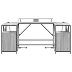 Escritorio Gris Sonoma 182 x 101 x 87,5 cm Madera de ingeniería