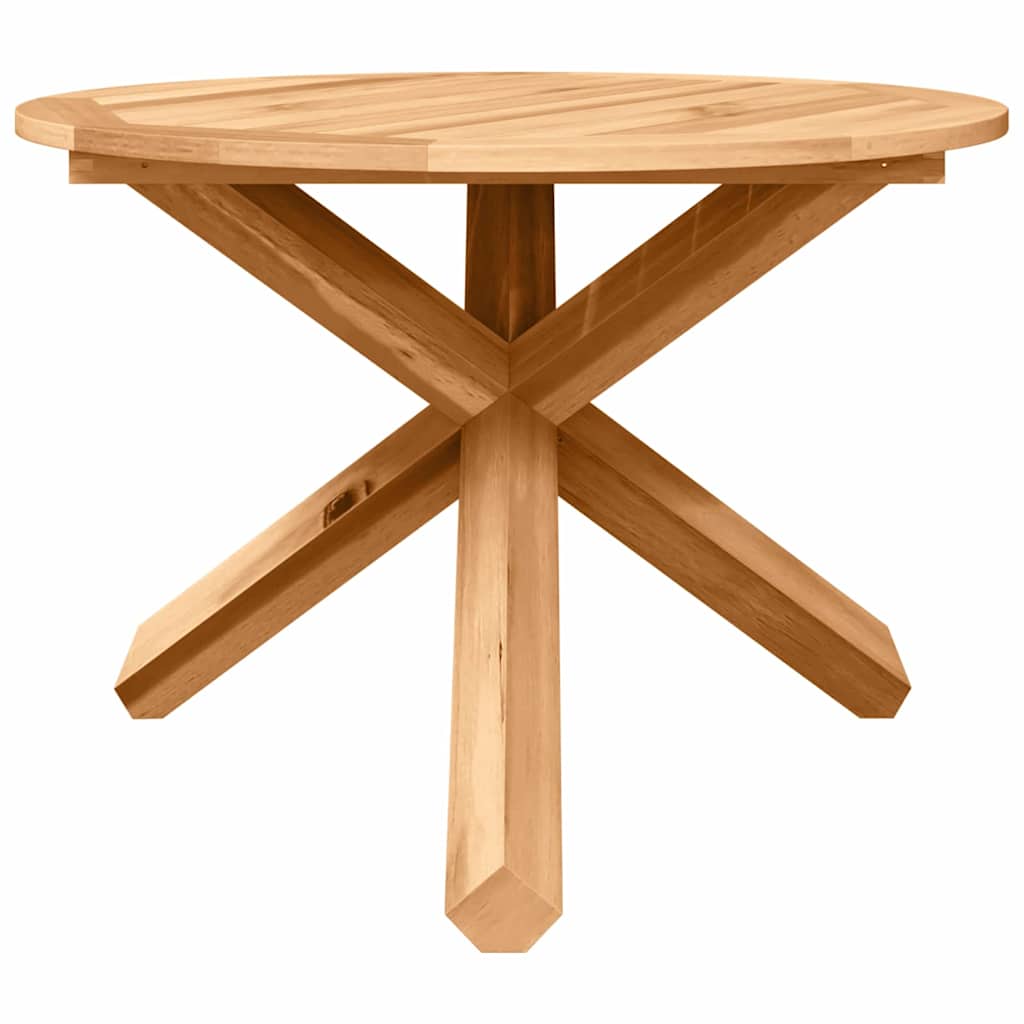 Conjunto de Comedor de Jardín 5 pcs Natural