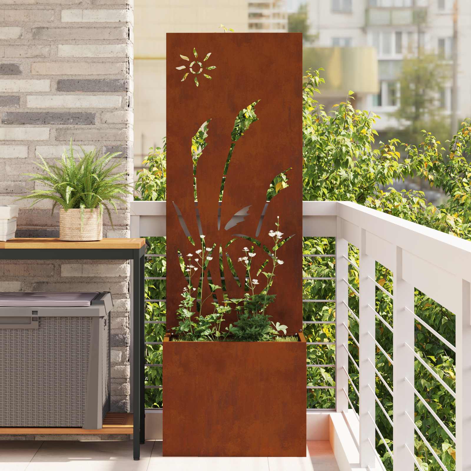 Ecrã de Privacidade para Jardim 32 x 32 x 150 cm