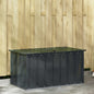 Caja de Almacenamiento para Jardín Negro 101 x 56,5 x 50 cm