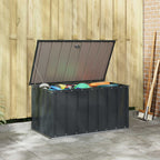 Caja de Almacenamiento para Jardín Negro 101 x 56,5 x 50 cm