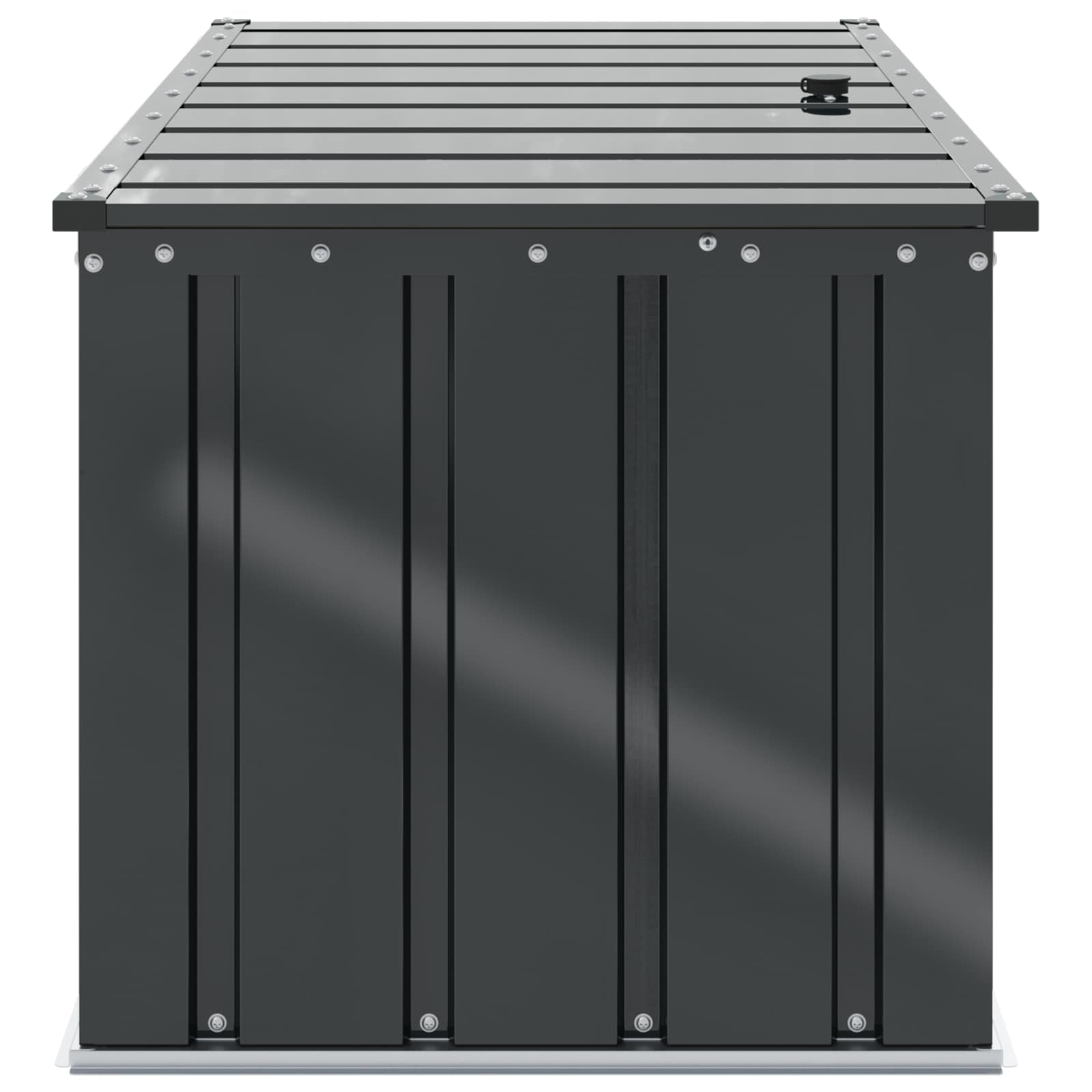 Caja de Almacenamiento para Jardín Negro 101 x 56,5 x 50 cm