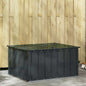 Caja de Almacenamiento para Jardín Negro 101 x 56,5 x 50 cm