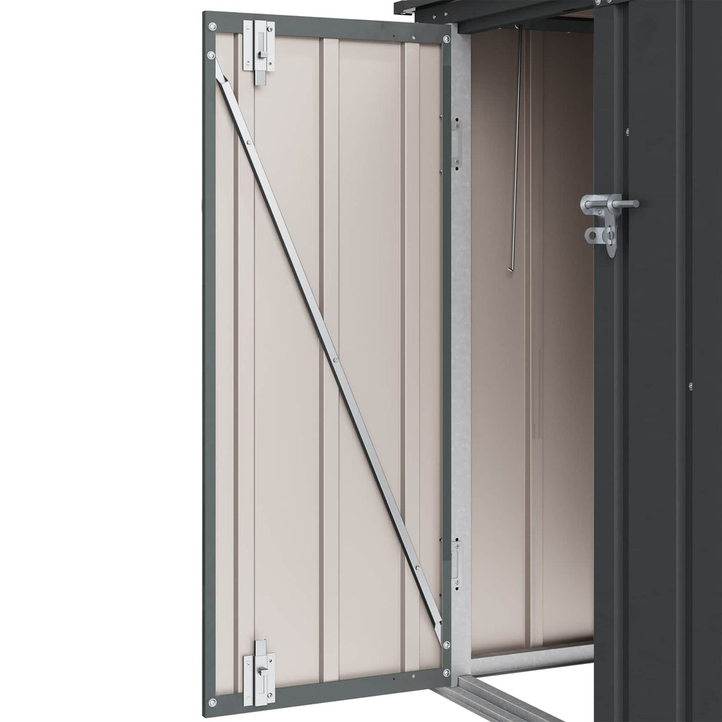 Caja de Almacenamiento para Jardín Negro 101,5 x 107 x 100 cm