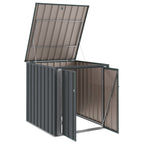 Caja de Almacenamiento para Jardín Negro 101,5 x 107 x 100 cm