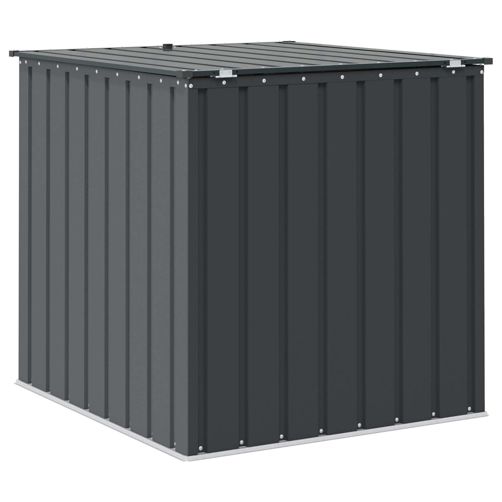 Caja de Almacenamiento para Jardín Negro 101,5 x 107 x 100 cm