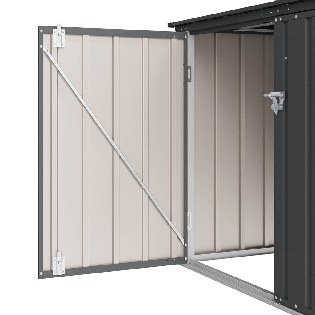 Caja de Almacenamiento para Jardín Negro 151,5 x 82 x 110,5 cm