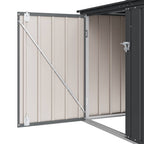 Caja de Almacenamiento para Jardín Negro 151,5 x 82 x 110,5 cm
