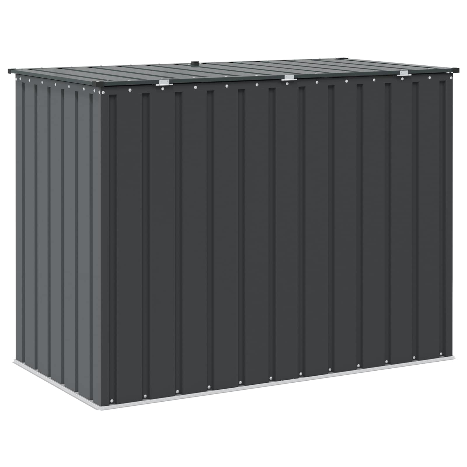 Caja de Almacenamiento para Jardín Negro 151,5 x 82 x 110,5 cm