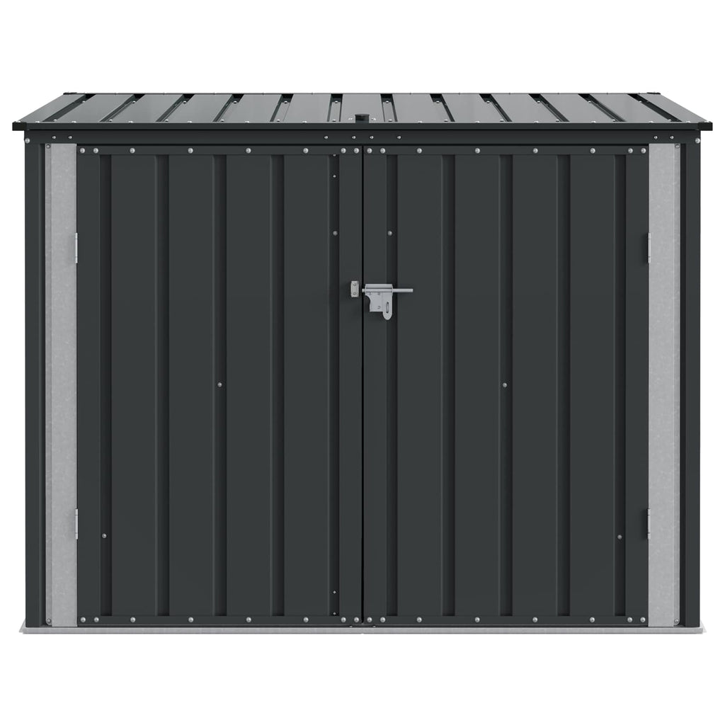 Caja de Almacenamiento para Jardín Negro 151,5 x 82 x 110,5 cm