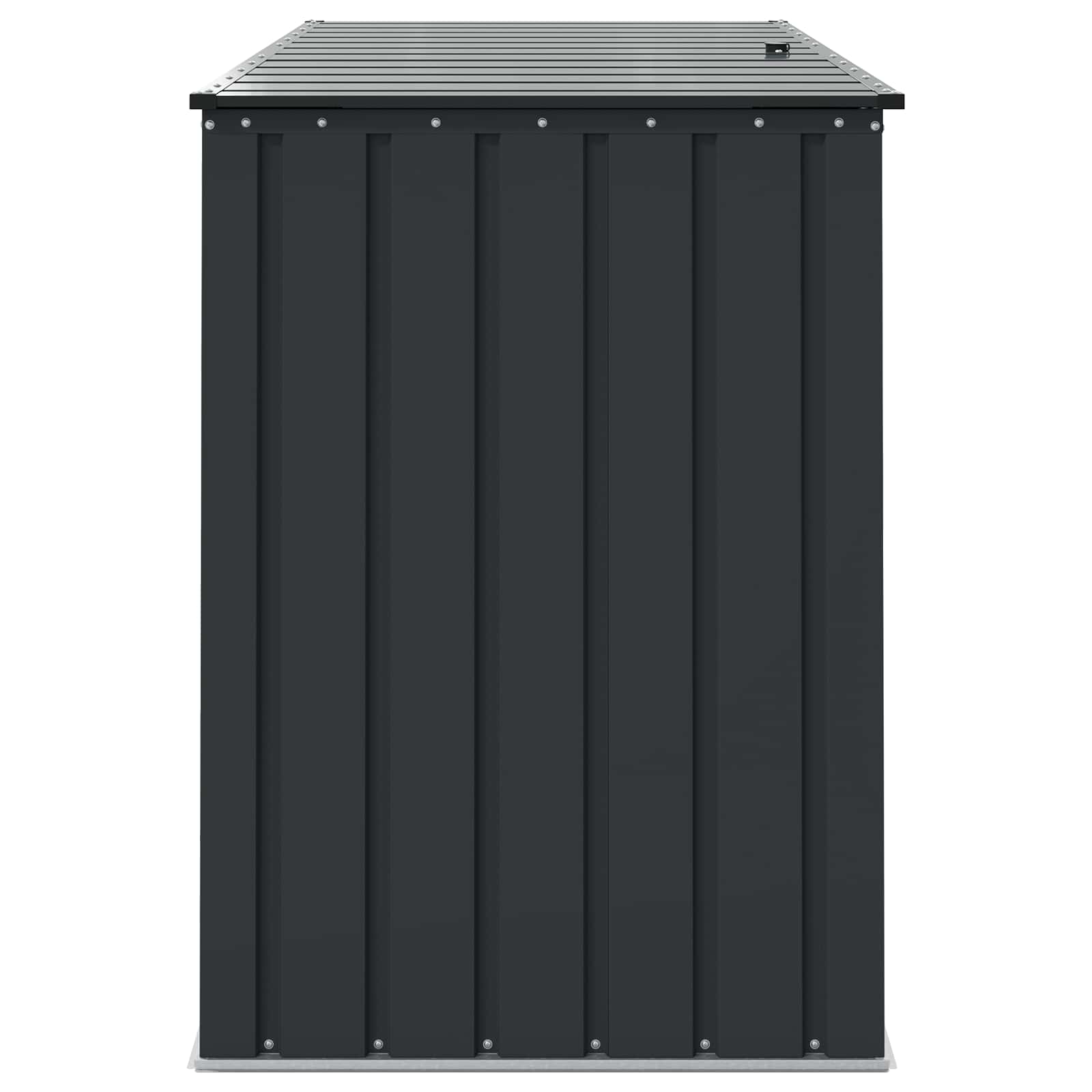 Caja de Almacenamiento para Jardín Negro 151,5 x 82 x 110,5 cm