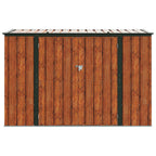 Caja de Almacenamiento para Jardín Marrón 214 x 82 x 132 cm
