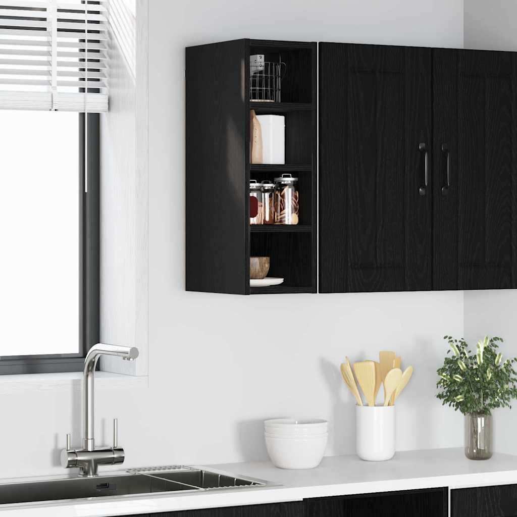 Gabinete Base de Cocina con cajón Roble Negro 40 x 46 x 81,5 cm