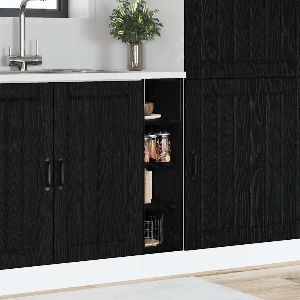 Gabinete Base de Cocina con cajón Roble Negro 40 x 46 x 81,5 cm