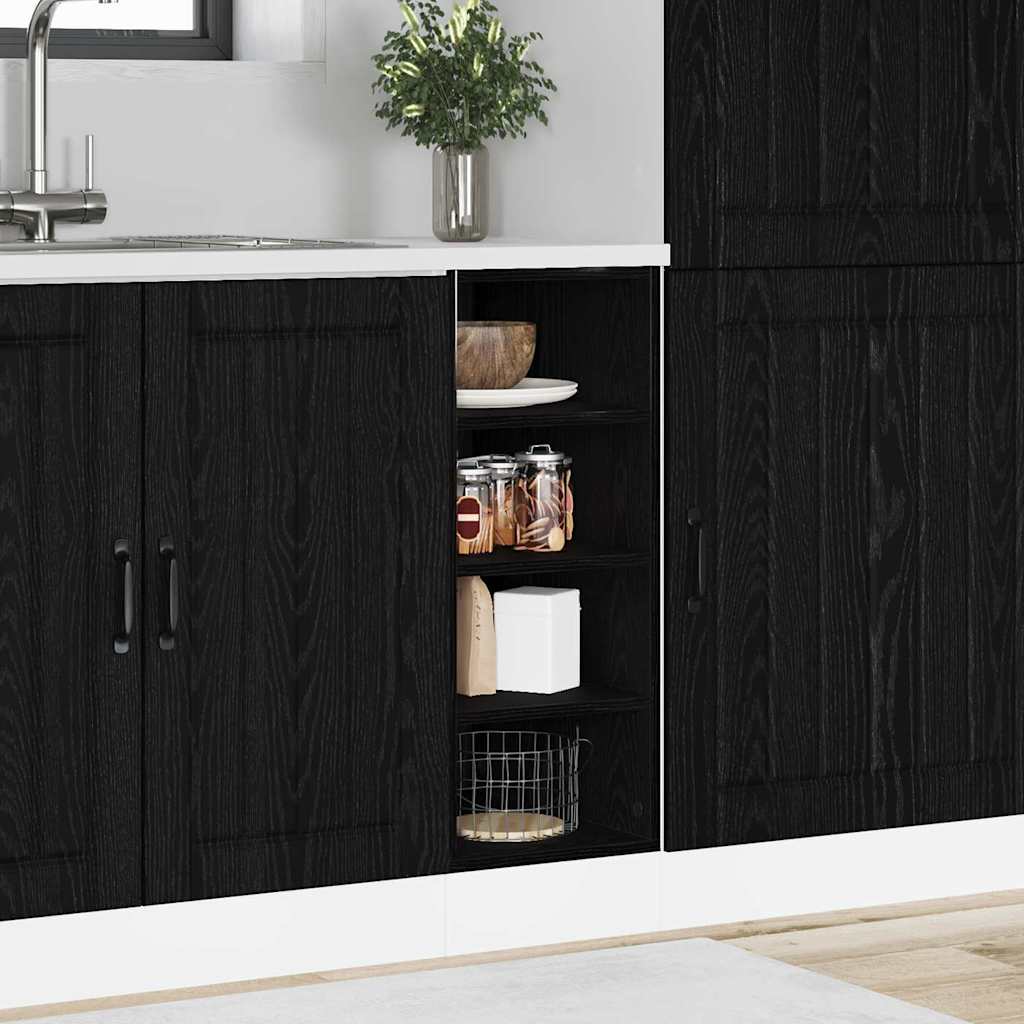 Gabinete Base de Cocina con cajón Roble Negro 40 x 46 x 81,5 cm