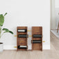 Estante Marrón 24 x 13 x 54 cm Madera de Caoba Sólida