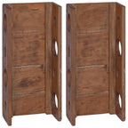 Estante Marrón 24 x 13 x 54 cm Madera de Caoba Sólida