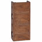 Estante Marrón 24 x 13 x 54 cm Madera de Caoba Sólida