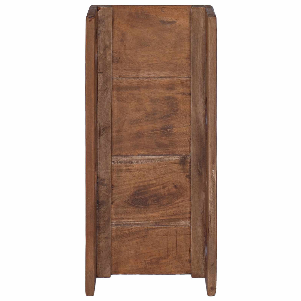 Estante Marrón 24 x 13 x 54 cm Madera de Caoba Sólida