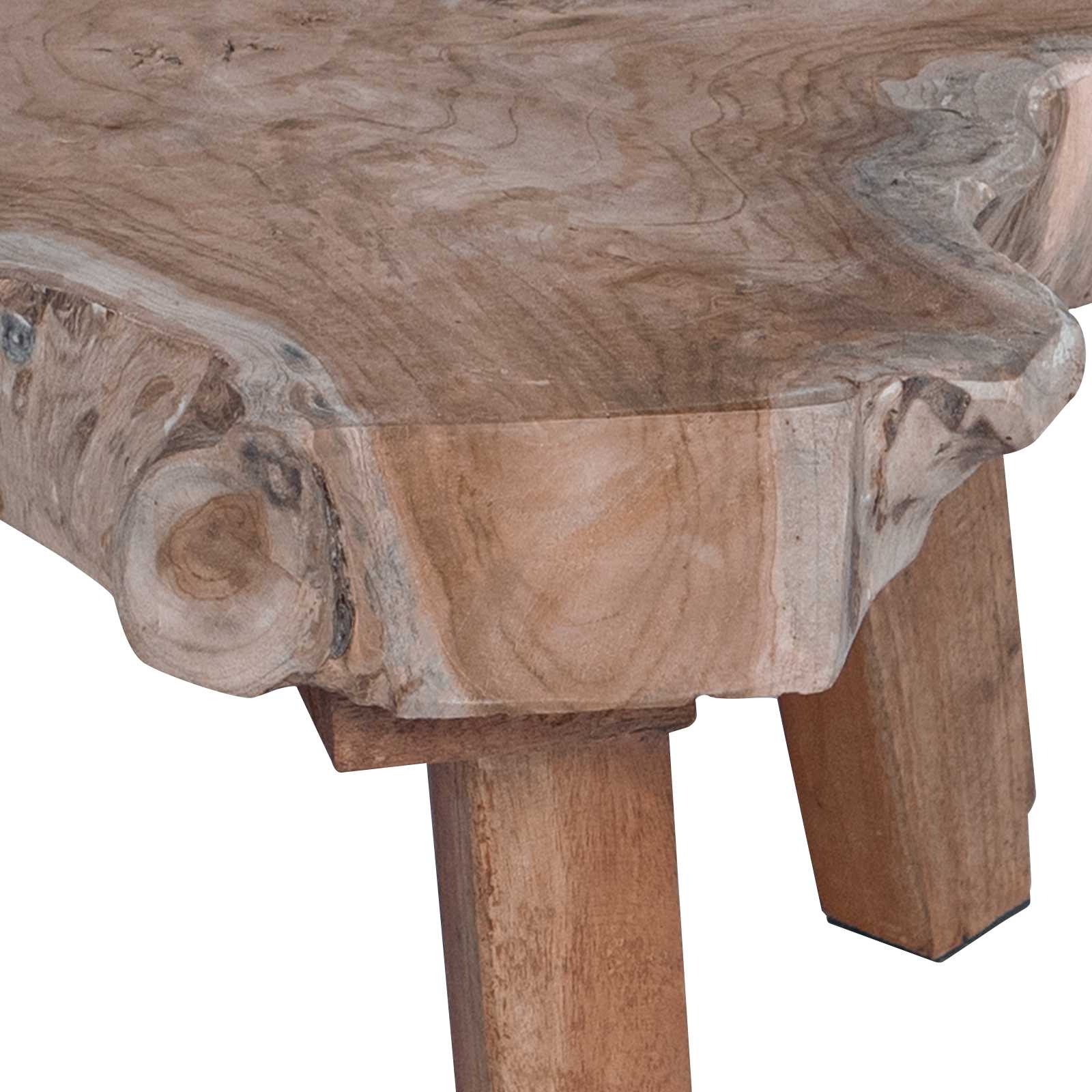 Mesita de Noche Marrón 40 x 40 x 25 cm Madera sólida recuperada
