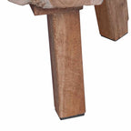 Mesita de Noche Marrón 40 x 40 x 25 cm Madera sólida recuperada