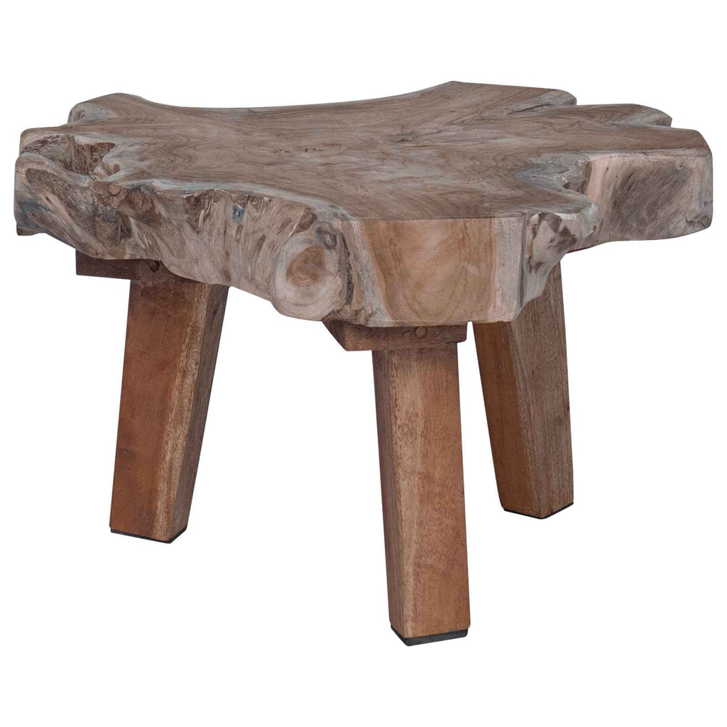 Mesita de Noche Marrón 40 x 40 x 25 cm Madera sólida recuperada
